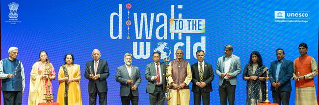 UNESCO RECOGNISES DEEPAVALI AT BAPS SHRI SWAMINARAYAN MANDIR, HOUSTON