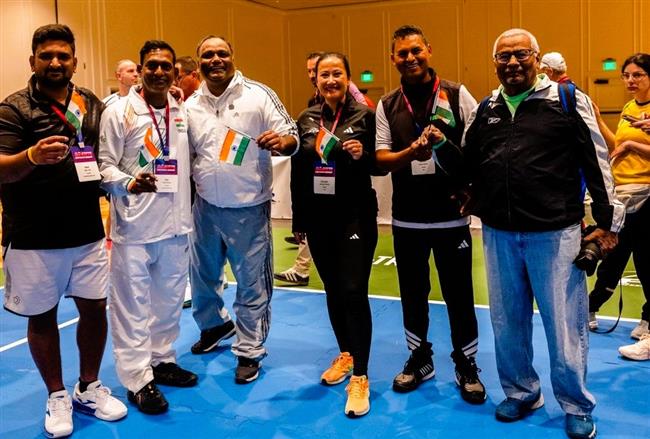 PTR HONORS PARVEEN KUMAR OF INDIANAPOLIS FOR 25 YEARS TENNIS PIN