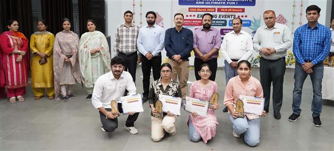 SCI-SCAPE SCIENCE FAIR ORGANIZED AT DAV COLLEGE, ABOHAR