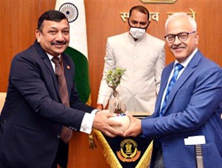 UNION HOME SECRETARY AJAY KUMAR BHALLA INAUGURATES INTERPOL LIAISON ...