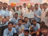 MLA SANDEEP JAKHAR HONORS WINNERS OF COSCO CRICKET TOURNAMENT
