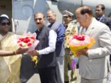 GRAND WELCOME FOR PRESIDENT’S ARRIVAL IN SHIMLA. START OF FIVE-DAY VISIT