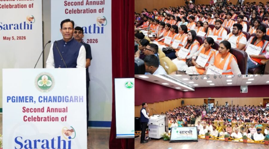 PGIMER CELEBRATES SECOND ANNUAL ‘SARATHI DAY’, HONOURS SPIRIT OF VOLUNTARY SERVICE AND TRANSFORMATIVE PATIENT CARE