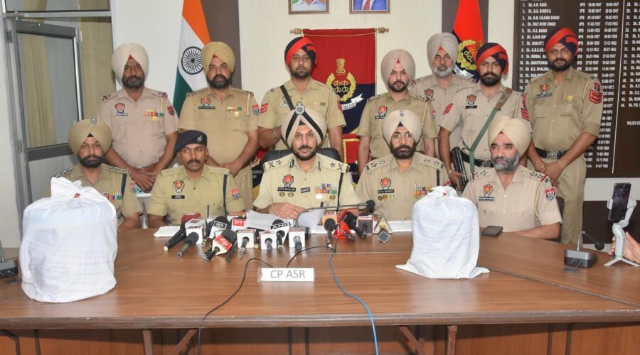 DUBAI-BASED DRUG CARTEL BUSTED ; TWO HELD WITH 10KG ICE, 4KG HEROIN IN AMRITSAR 