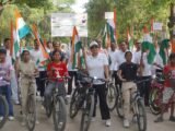 13 BN CRPF ORGANISES CYCLE RALLY UNDER THE 75TH EDITION OF FIT INDIA SUNDAYS ON CYCLE INITIATIVE