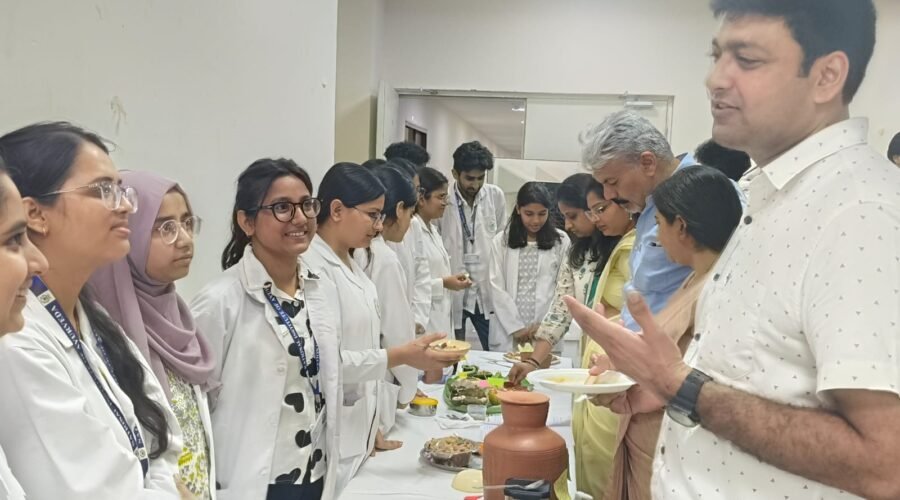 STUDENTS PROMOTE HEALTHY LIVING THROUGH SATTVIC DIET PLATTER COMPETITION