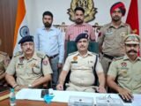 FAZILKA POLICE SEIZE 4 ILLEGAL PISTOLS WITH MAGAZINES AND 7 LIVE ROUNDS