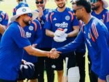 MANAV SUTHAR MAKES TEST DEBUT AGAINST AFGHANISTAN, KULDEEP YADAV PRESENTS THE CAP