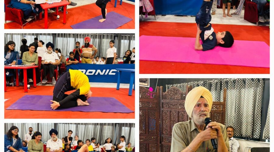 OVER 80 PARTICIPANTS TAKE PART IN 8TH DISTRICT YOGA CHAMPIONSHIP IN FEROZEPUR