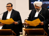 HIGH COURT ACTING CHIEF JUSTICE ADMINISTERED OATH TO TWO PERMANENT JUDGES