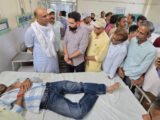 BJP COUNCILLOR’S CLINIC IN ABOHAR PELTED WITH BRICKS AND STONES