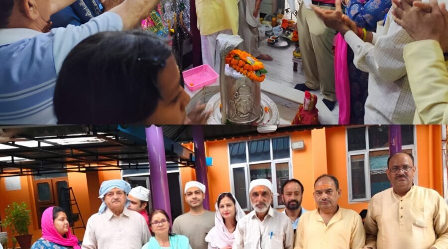 सावन माह के पावन अवसर पर शिव मंदिर, सेक्टर 39-डी में श्रद्धा एवं भक्ति का माहौल