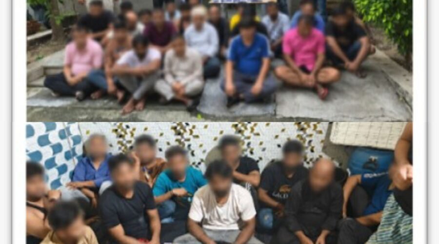 ANTI-NARCOTICS SQUAD  BUSTED MEGA HI-TECH SATTA AND GAMBLING NEXUSM