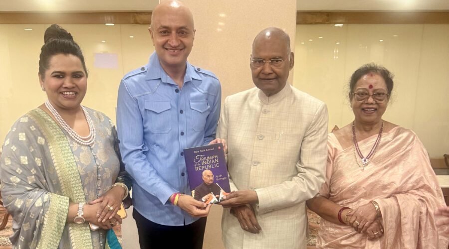 KARAN GILHOTRA CONGRATULATES FORMER PRESIDENT RAMNATH KOVIND ON AUTOBIOGRAPHY RELEASE