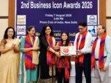 कांगड़ा की प्रतीक्षा को बिजनेस आइकन अवॉर्ड्स 2026 में राष्ट्रीय मीडिया जनसंपर्क पुरस्कार से सम्मानित  