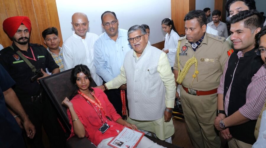 ONE THOUSANDS UNITS OF BLOOD COLLECTED AT CGC UNIVERSITY & KARAN GILHOTRA FOUNDATION CAMP; GOVERNOR KATARIA LAUDS INITIATIVE