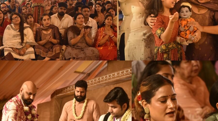 चंडीगढ़ में श्रीमद्भागवत कथा के चतुर्थ दिवस पर कृष्ण बाल लीलाओं ने मोहा मन, इंद्रेश महाराज ने की अगले वर्ष नौ दिवसीय राम कथा की घोषणा
