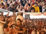 चंडीगढ़ में श्रीमद्भागवत कथा के पाँचवें दिन विजयदशमी पर बाल गोपाल और राधा रानी का अलौकिक मिलन, धूमधाम से मनाया गया दधि उत्सव