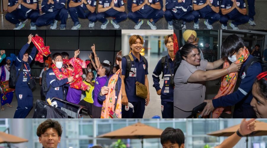 JAPAN MEN’S HOCKEY TEAM ARRIVES IN MOHALI FOR ASIAN CHAMPIONS TROPHY