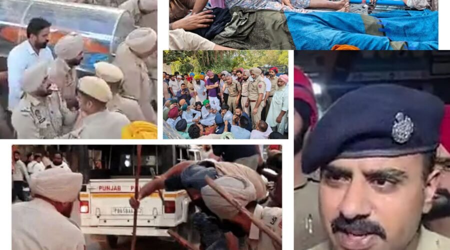 POLICE TAKE AWAY BODY FROM PROTESTERS IN MANSA,  CLASHES ERUPT DURING MARCH TO JHOTTA PROTEST SITE