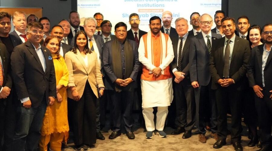 CHIEF MINISTER HOLDS ROUNDTABLE MEETING WITH SWEDISH BUSINESS REPRESENTATIVES, INVITES INVESTMENT IN HARYANA