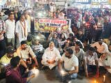 HUNDREDS OF PEOPLE, DURING A CANDLE MARCH, DEMAND CBI INVESTIGATION INTO THE AJAY’S MURDER