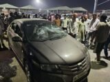 SHOOTOUT BETWEEN TWO GROUPS AT ABOHAR GRAIN MARKET; TWO LUXURY VEHICLES SMASHED