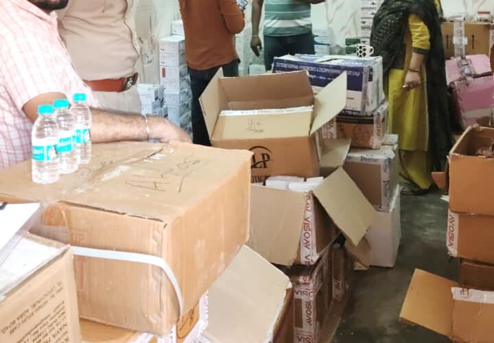 LARGE STOCK OF MEDICINES FOUND STORED INSIDE A DHARAMSHALA