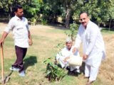 ON LOKNAYAK’S BIRTH ANNIVERSARY, PLANTATION DONE IN JP PARK