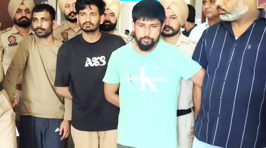 SUSPECTS WANTED IN SANJAY VERMA MURDER CASE BROUGHT TO ABOHAR
