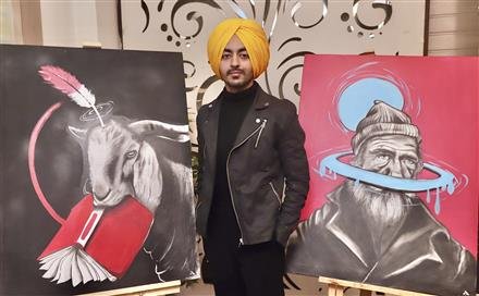 YOUNG ARTIST KARAN BAJWA TO BRING OUT MULTIFACETED EMOTIONS THROUGH HIS PAINTING EXHIBITION 'BLACK VIBGYOR'