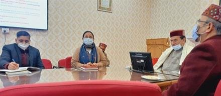 UD MINISTER REVIEWS FINAL DRAFT OF SHIMLA DEVELOPMENT PLAN
