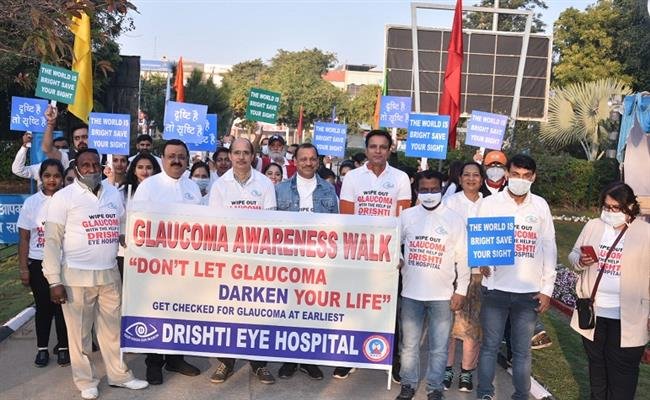 GLAUCOMA AWARENESS WALK BY DRISHTI EYE HOSPITAL