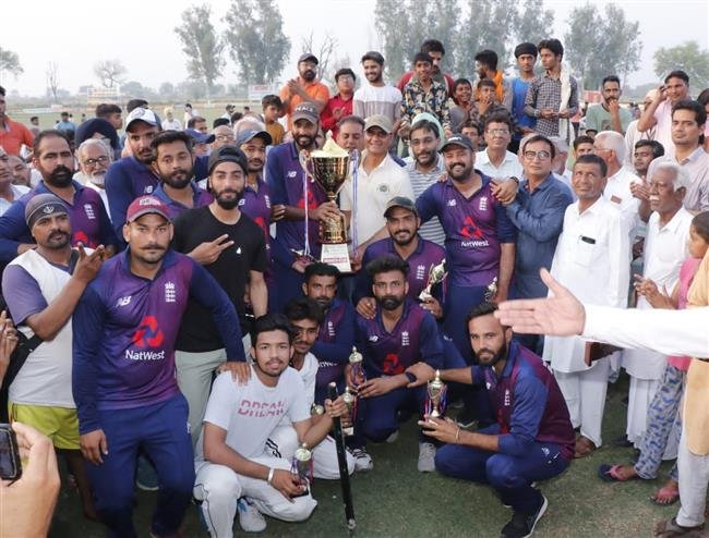 DANEWALA XI IS WINNER IN SJ MEMORIAL CRICKET TOURNAMENT
