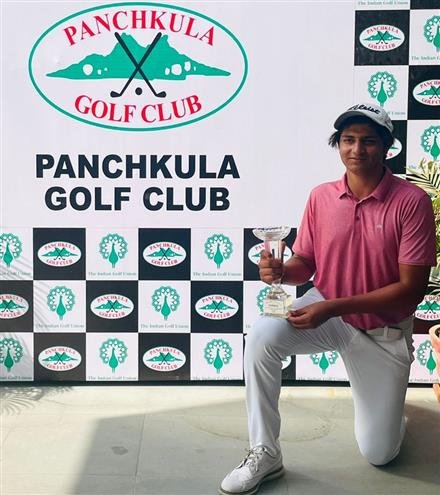 AYAAN GUPTA WON CATEGORY A IGU HARYANA JUNIOR BOYS GOLF CHAMPIONSHIP