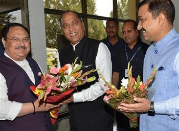 HP EMERGES AS A FRONTRUNNER STATE OF COUNTRY IN MATTER OF DEVELOPMENT DUE TO DOUBLE ENGINE GOVS  : JAGAT PRAKASH NADDA