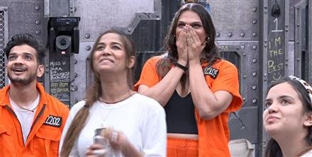 SAISHA SHINDE'S CLOSE FRIEND CHIRAG SALUJA ENTERS LOCKUPP; BOOSTS HER MORALE