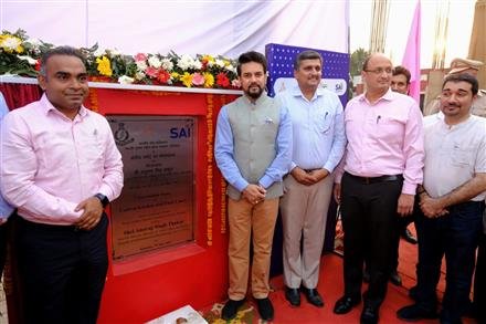 ANURAG SINGH THAKUR FLAGS OFF TWO NEW PROJECTS AT SAI