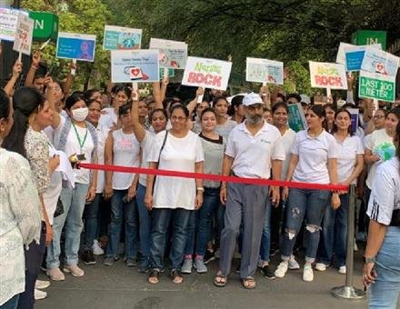 मानसिक स्वास्थ्य पर जागरूकता बढ़ाने के लिए फोर्टिस मोहाली के नर्सिंग स्टाफ ने वॉकथॉन का आयोजन किया