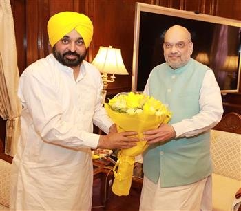 CM CALLS ON AMIT SHAH, SEEKS MSP ON BASMATI