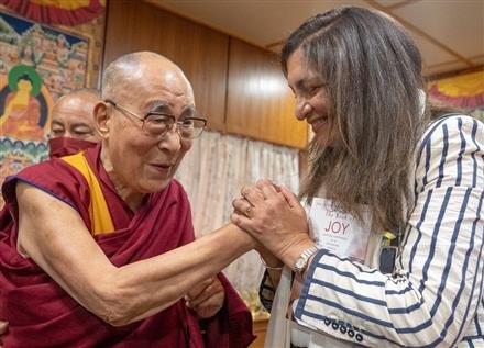 US SPECIAL COORDINATOR FOR TIBETAN ISSUES UZRA ZEYA MEET DALAI LAMA