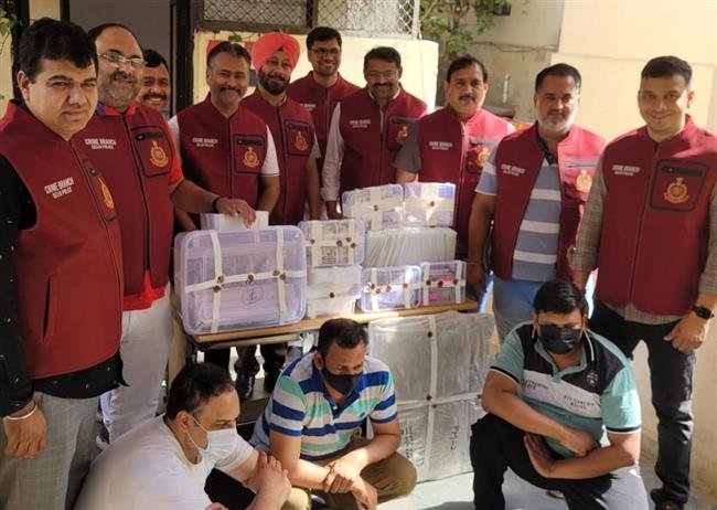 DELHI POLICE BUSTED SYNDICATE OF COUNTERFEIT  Rs. 500 CURRENCY NOTES RACKETEERS
