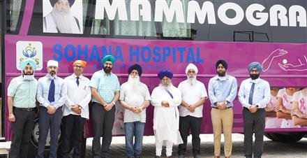 FIGHT AGAINST BREAST CANCER: FREE MAMMOGRAPHY BUS SERVICE STARTS IN CHANDIGARH TRICITY