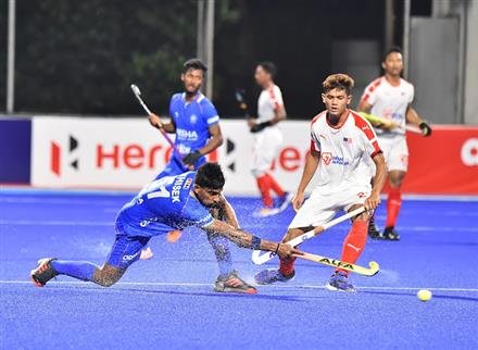 INDIA AND MALAYSIA PLAY 3-3 DRAW IN HERO ASIA CUP 2022