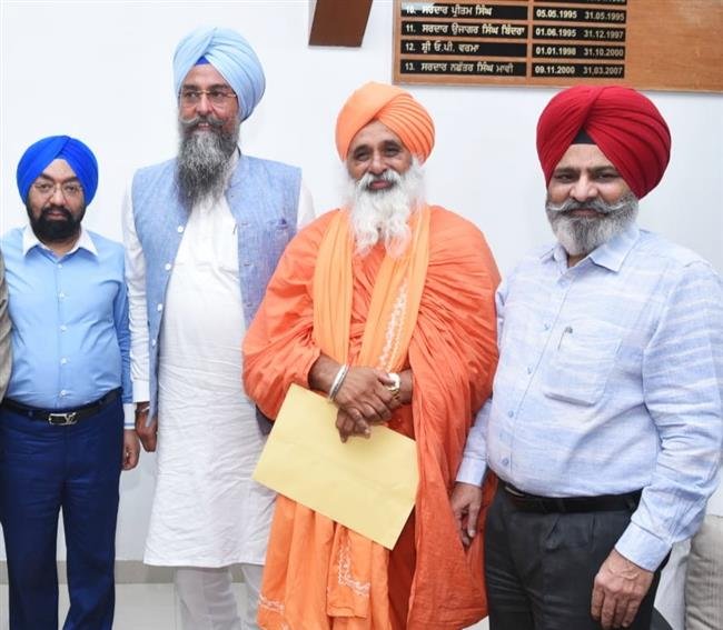 CERTIFICATES HANDED OVER TO PUNJAB RAJYA SABHA CANDIDATES SANT BALBIR SINGH SEECHEWAL & VIKRAMJIT SINGH SAHNEY