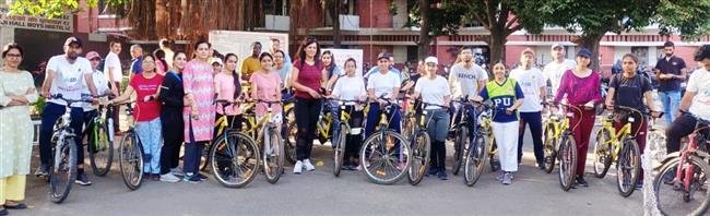 CYCLING ENTHUSIASTS FROM ALL WALKS OF LIFE  TO CLEBERATE WORLD BICYCLE DAY