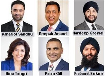 SIX NRIs, ALL PUNJABIS ELECTED TO PARLIAMENT OF ONTARIO, CANADA