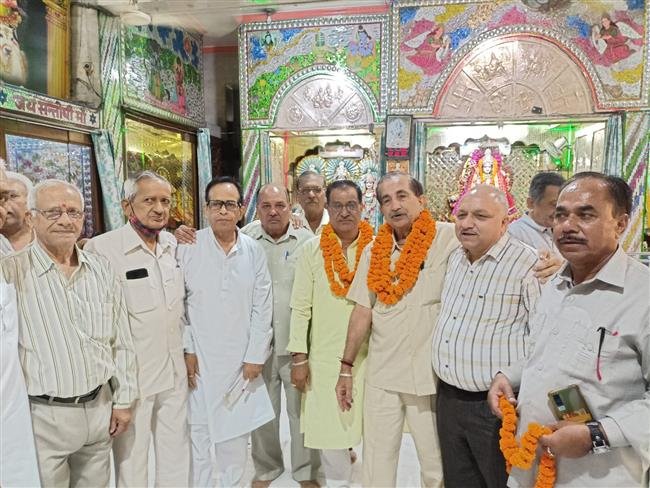 एचएल छाबड़ा फिर से श्री दुर्गा मन्दिर, सैक्टर 41 ए के प्रधान निर्वाचित