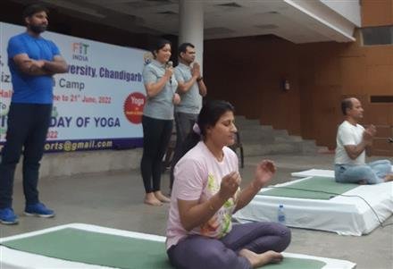 JAM PACKED YOGA SESSION ORGANISED IN PU