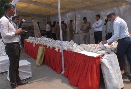 NCB AND CHANDIGARH POLICE BURNT DRUGS WORTH BILLION OF RUPEES